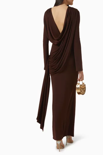 Drape Maxi Dress