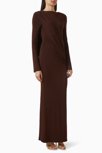 Drape Maxi Dress