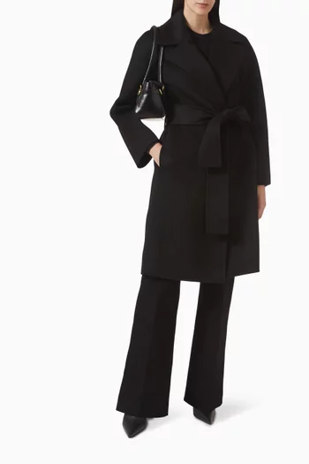 Costana Belted Coat in Double-face Cashmere