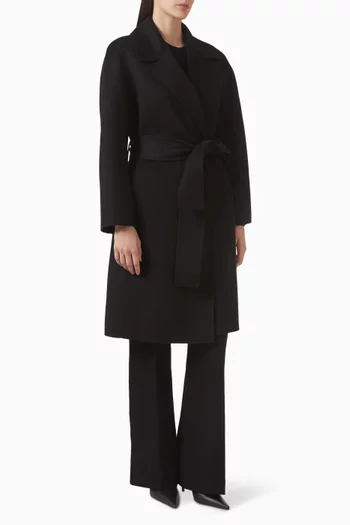 Costana Belted Coat in Double-face Cashmere