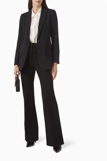 Joe Button-up Blouse in Silk