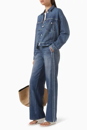 بنطال رياضي ميرامار بخطوط جانبية قطن تيري