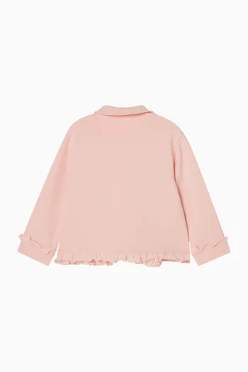 Logo Ruffled Jacket