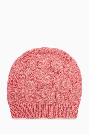 GG Cotton Jacquard Beanie