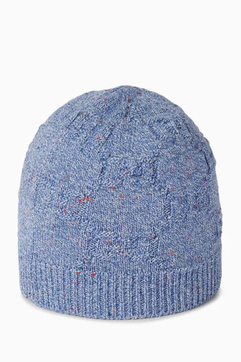 GG Cotton Jacquard Beanie