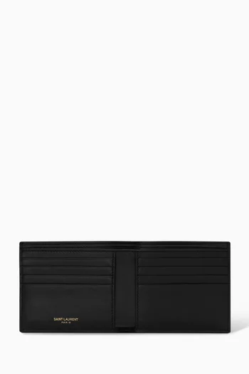 Tiny Cassandre Wallet in Croc-embossed Leather