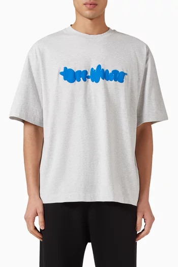 Puffy Type Skate T-shirt in Cotton