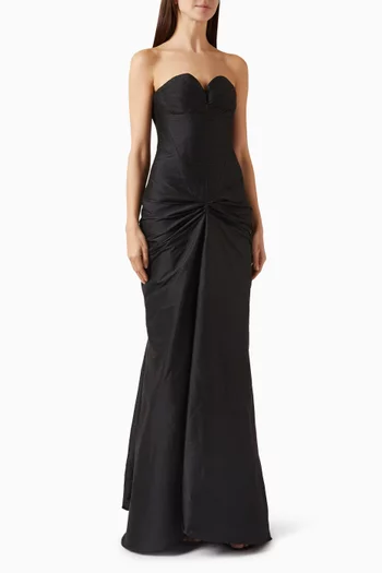 Premier Mot Train Gown in Taffeta