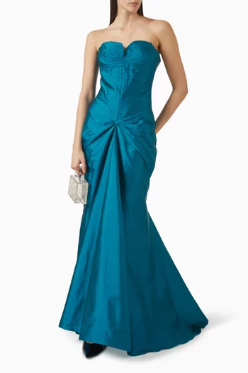 Premier Mot Train Gown in Taffeta