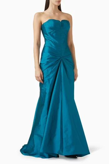 Premier Mot Train Gown in Taffeta