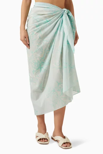 Samos Tie-up Sarong in Cotton Rayon