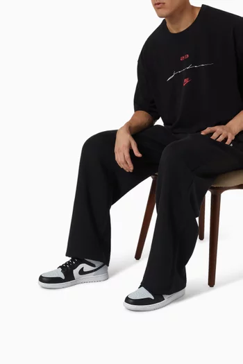 سنيكرز آير جوردان 1 على الكاحل جلد