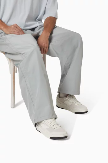 Flight Court Sneakers in Leather