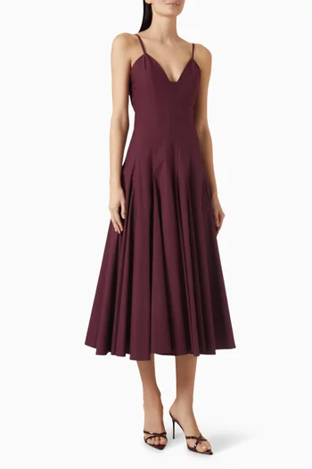 Owen Pleated Strap Dress