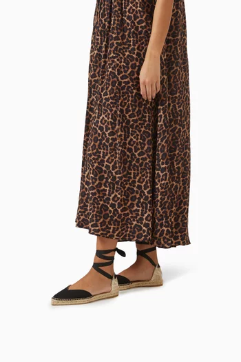 حذاء إسبادريل برافا بكعب مسطح قنب