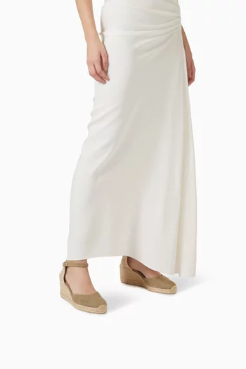 Carol 70 Wedge Sandals in Canvas