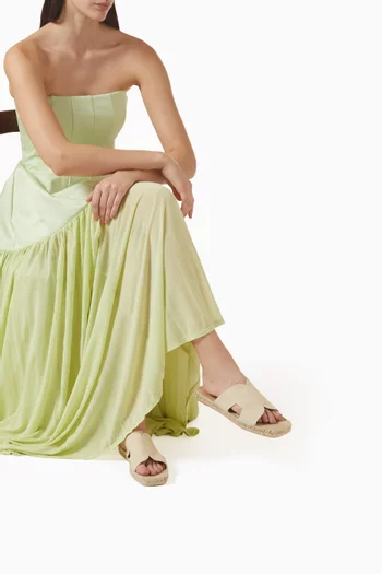 حذاء مفتوح بريا قنب