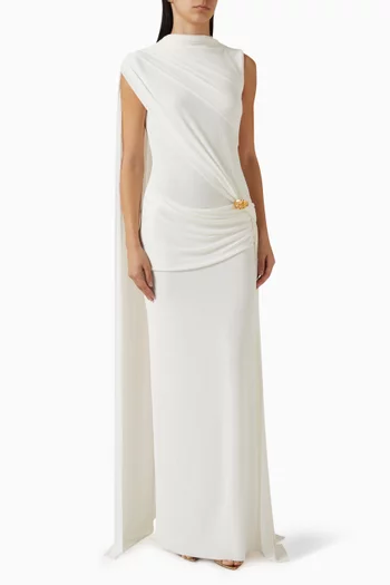 Draped Maxi Dress