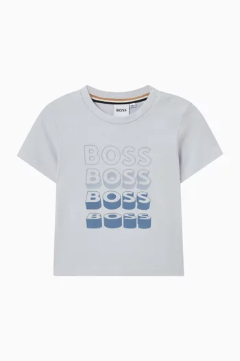 Logo T-shirt in Cotton-jersey