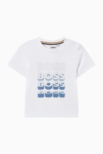 Logo T-shirt in Cotton-jersey