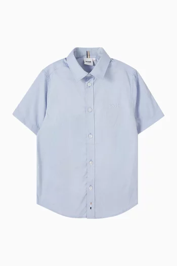Short-sleeved Shirt in Cotton