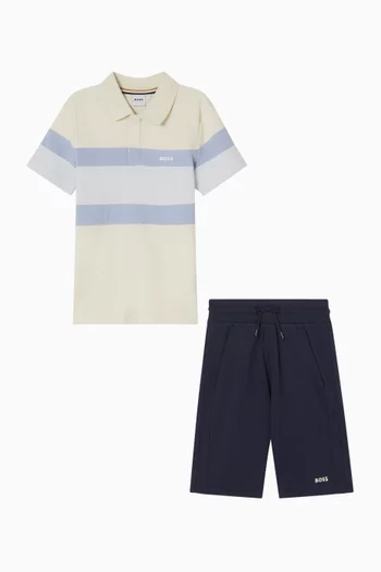 Polo T-shirt & Shorts Set
