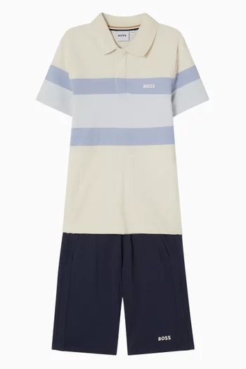 Polo T-shirt & Shorts Set