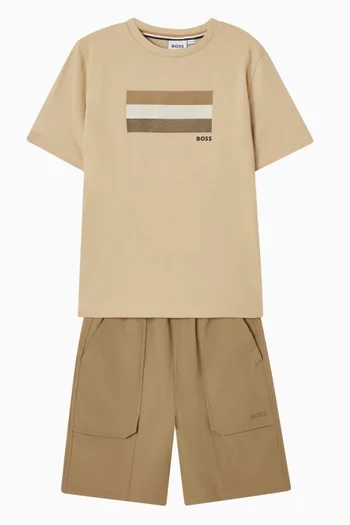 Logo T-shirt in Cotton-jersey