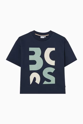 Logo T-shirt in Cotton-jersey