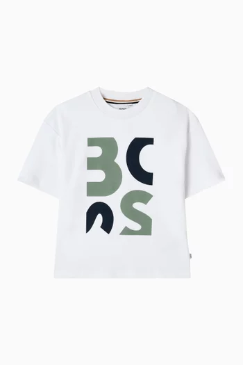Logo T-shirt in Cotton-jersey