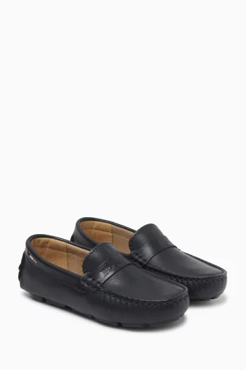 Logo Slip-on Loafers