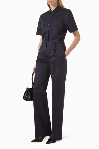 بنطال شينو بقصة ساق مستقيمة قطن