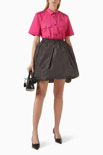 Point-collar Shirt in Cotton