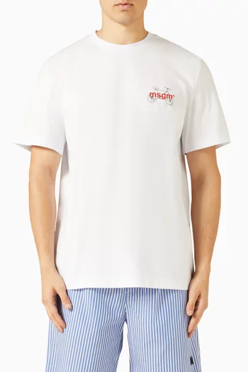 Graphic T-shirt in Cotton