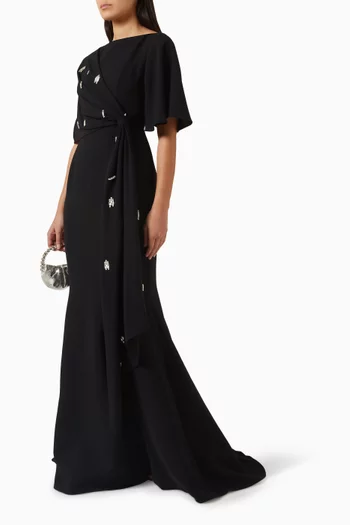 Embellished Maxi Dress