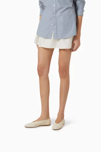 Kirsten Ballet Flats in Nappa Leather