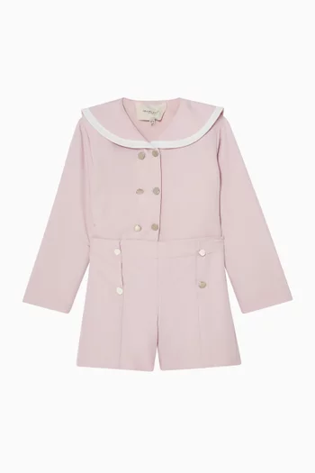 طقم بتصميم بحارة بلوزة وشورت