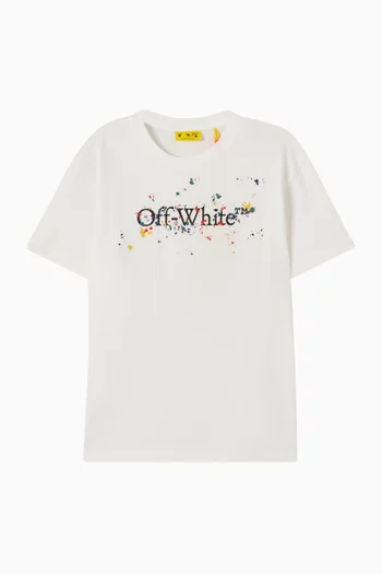 Bookish Splat T-shirt in Cotton