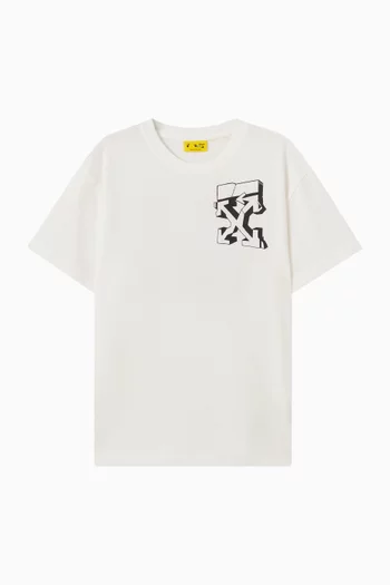 Graffiti T-shirt in Cotton