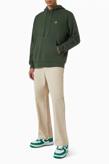 Stitch Hooded Sweatshirt in Cotton