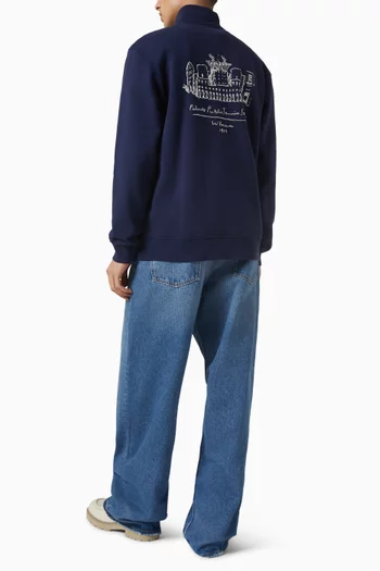 Public Zip Sweatshirt in Cotton