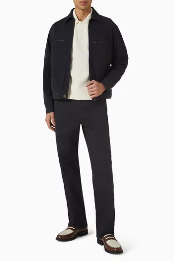 Knit Polo Shirt in Cotton