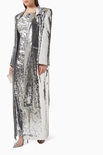 Sequinned Maxi Dress