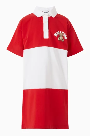 فستان بنمط قميص مخطط