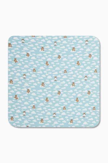 بطانية قطن بطبعة دب