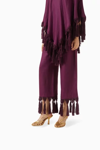 Alexandra 70 Sandals in Metallic Leather