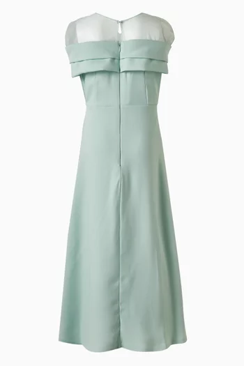 فستان طويل بنقشة زهور