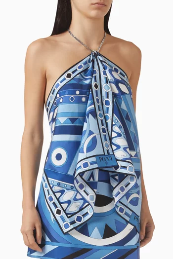 Vivara Capsule Printed Scarf Top