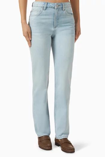 Straight-leg Jeans in Denim