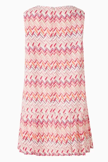 Zigzag Print Dress